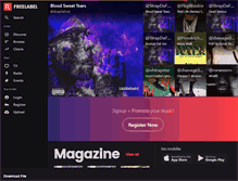 Tablet Screenshot of freelabel.net